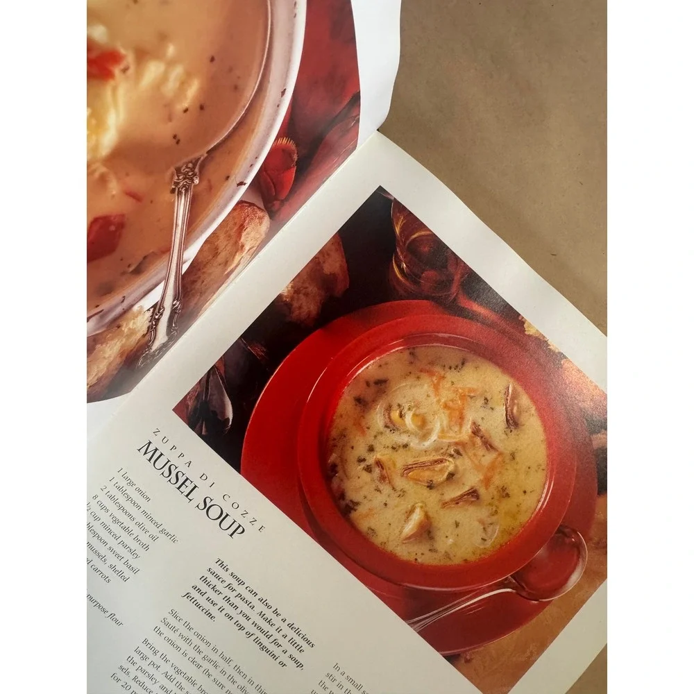 Elodia Rigante Italian Immigrant Cooking Cookbook Hardcover 1995 Maroon
